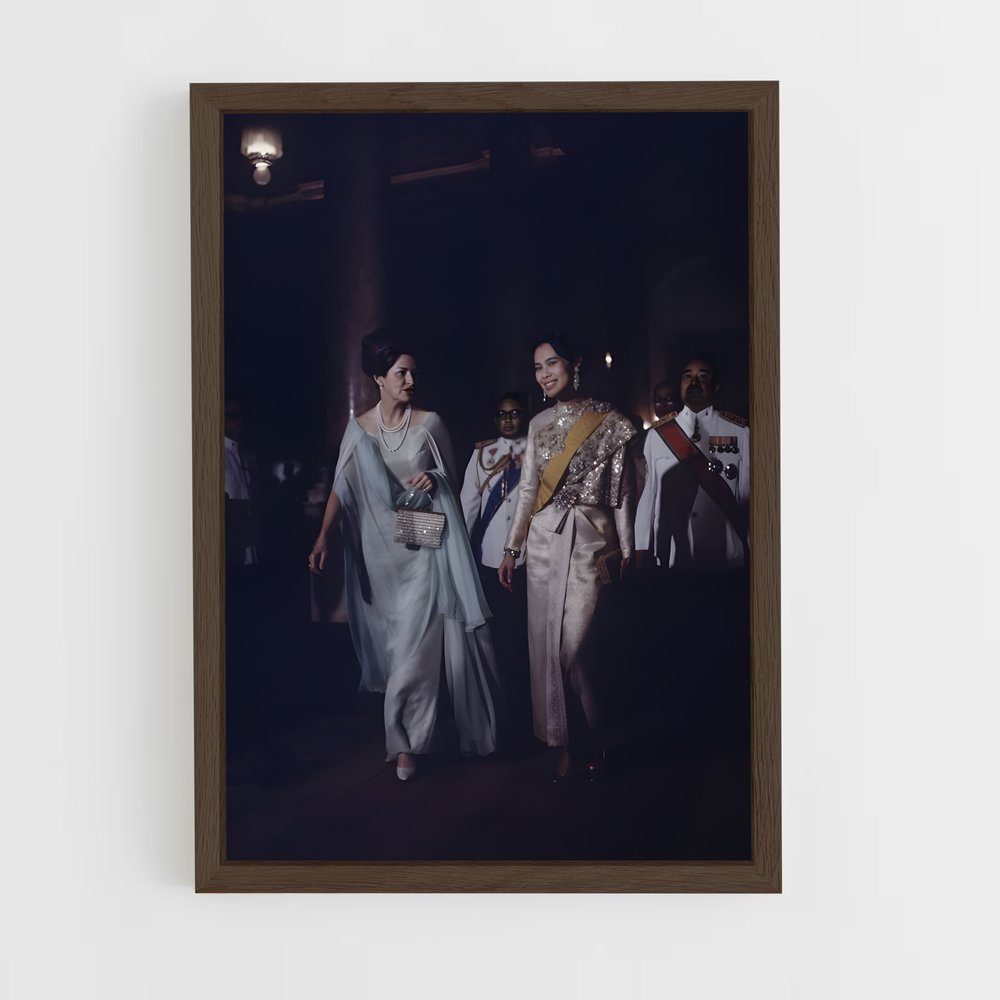 ap-queen sirikit-1 cadre Bois foncé