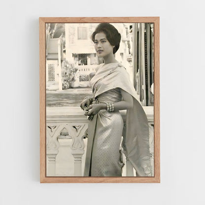 ap-queen sirikit-8 cadre Bois clair
