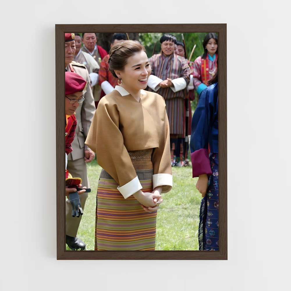 ap-queen suthida-18 cadre Bois foncé