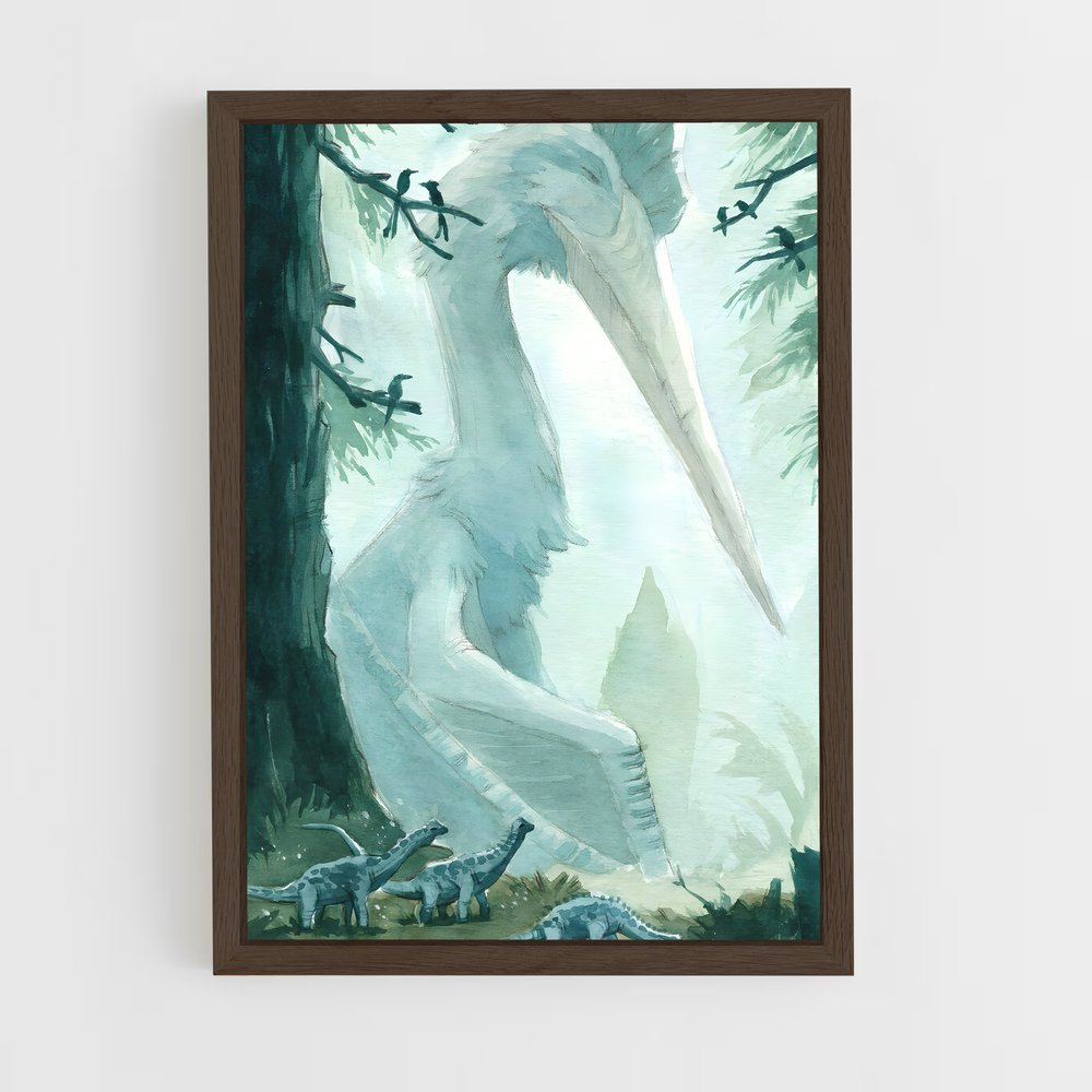 ap-quetzalcoatlus-2 cadre Bois foncé