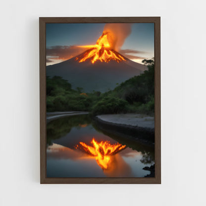 ap-rabaul volcanoes-1 cadre Bois foncé