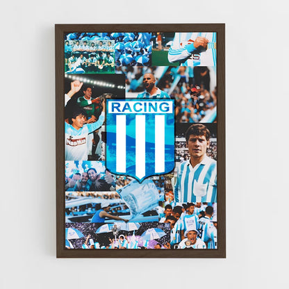 ap-racing club de avellaneda-15 cadre Bois foncé