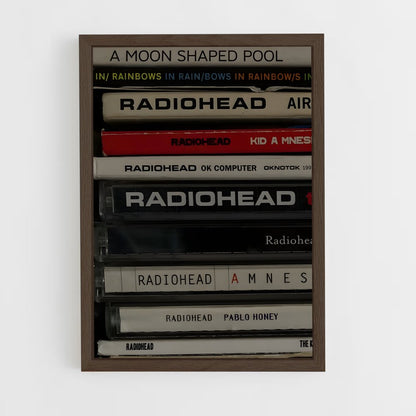 ap-radiohead-1 cadre Bois foncé