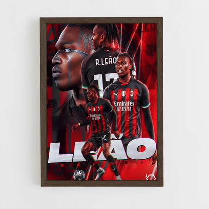 ap-rafael leao-2 cadre Bois foncé