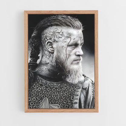 ap-ragnar lothbrok-13 cadre Bois clair