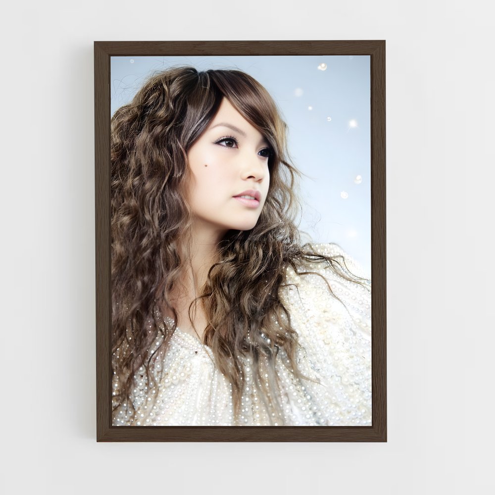 ap-rainie yang-9 cadre Bois foncé