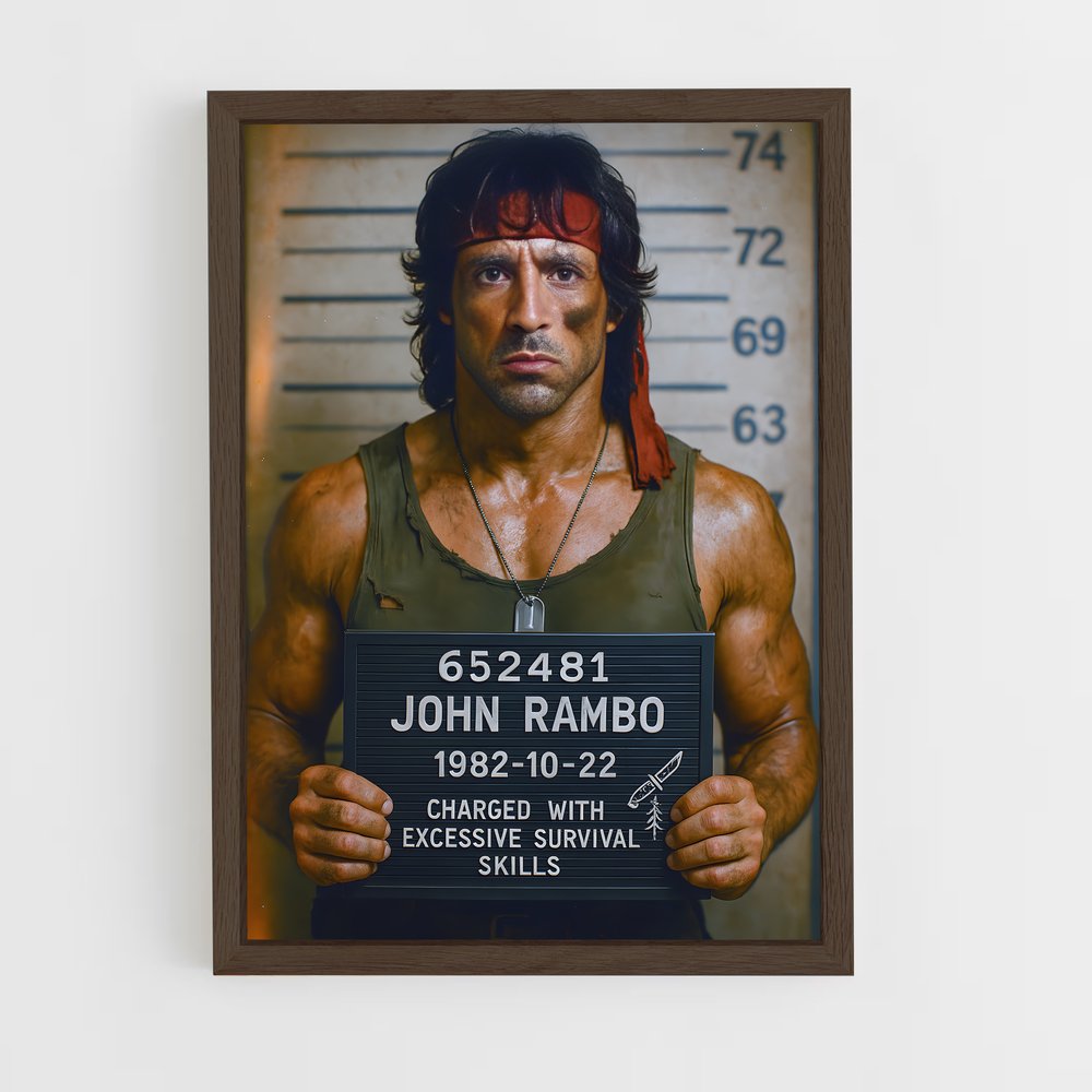 ap-rambo-6 cadre Bois foncé