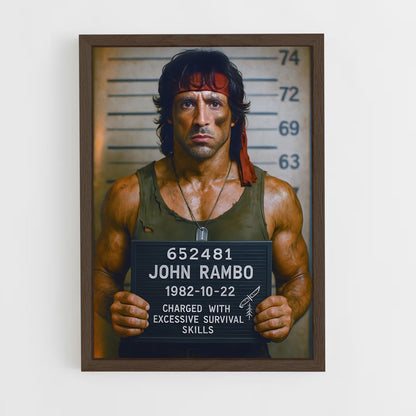 ap-rambo-6 cadre Bois foncé