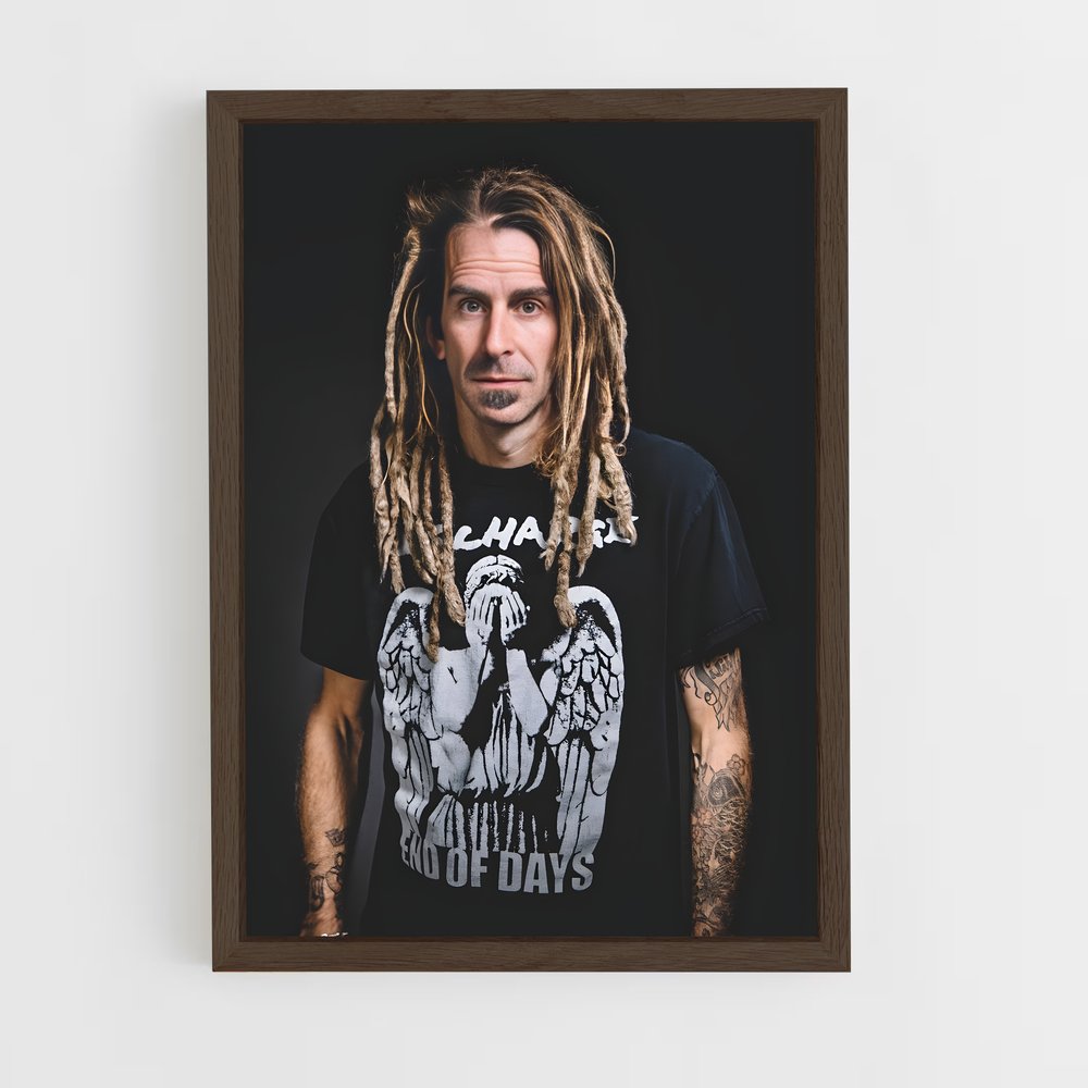 ap-randy blythe-8 cadre Bois foncé