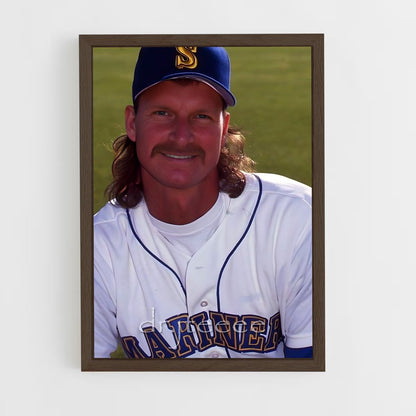 ap-randy johnson-3 cadre Bois foncé