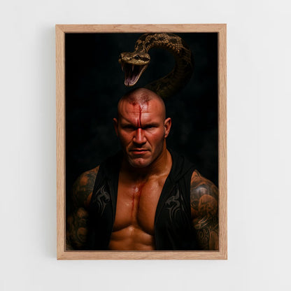 ap-randy orton-2 cadre Bois clair