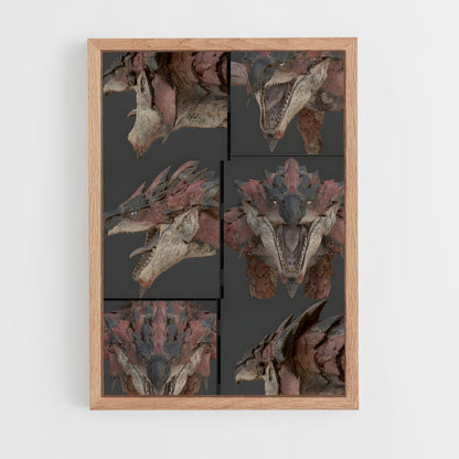 ap-rathalos-3 cadre Bois clair
