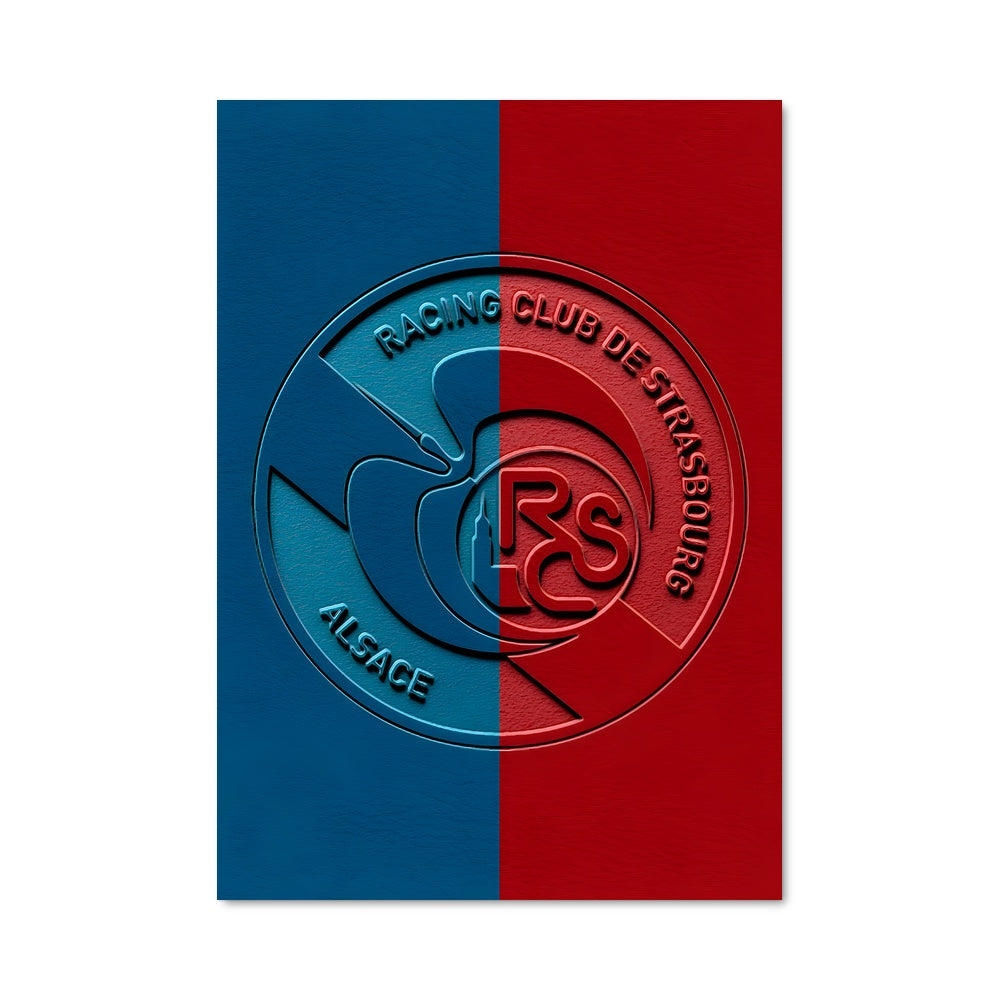 Poster Strasbourg en Rouge