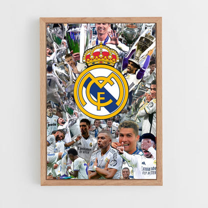 ap-real madrid cf-17 cadre Bois clair