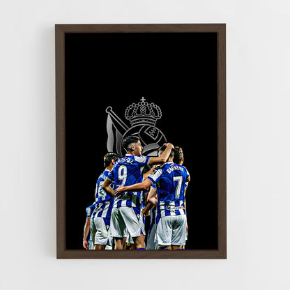 ap-real sociedad cf-3 cadre Bois foncé