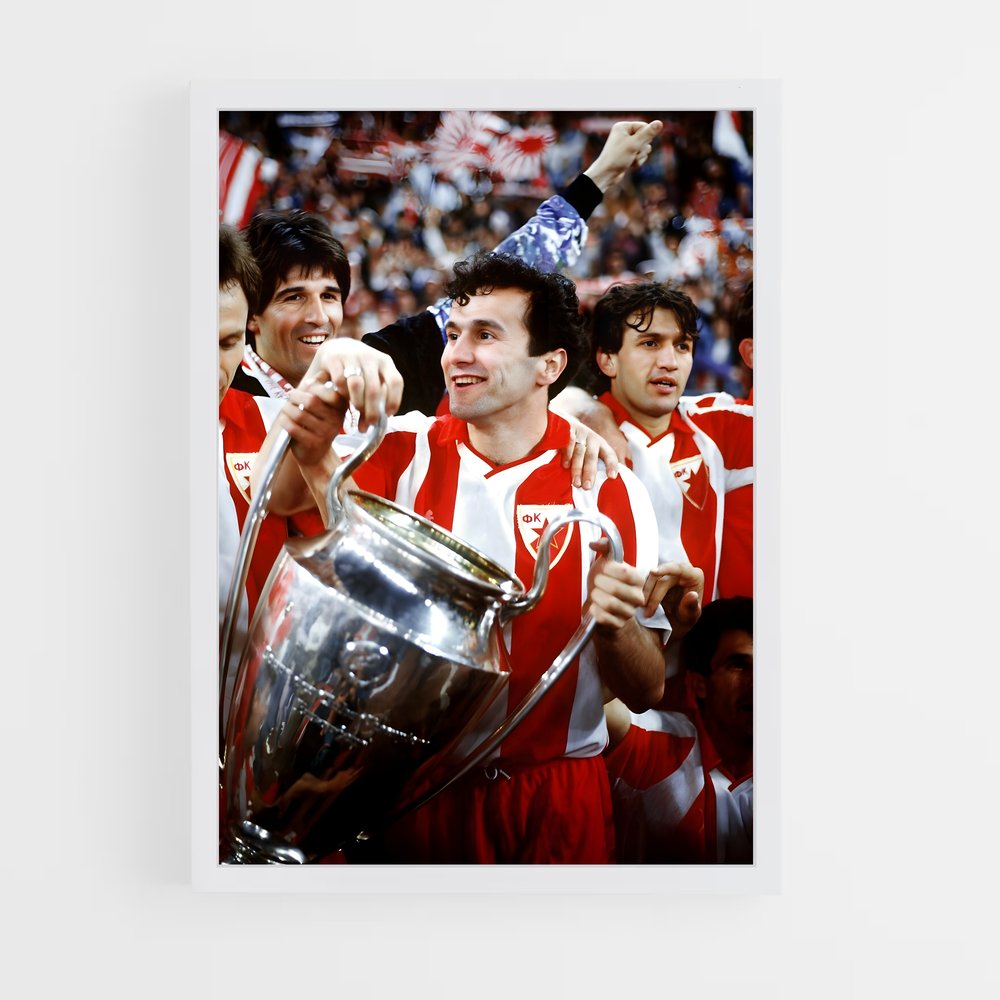 ap-red star belgrade-7 cadre Blanc