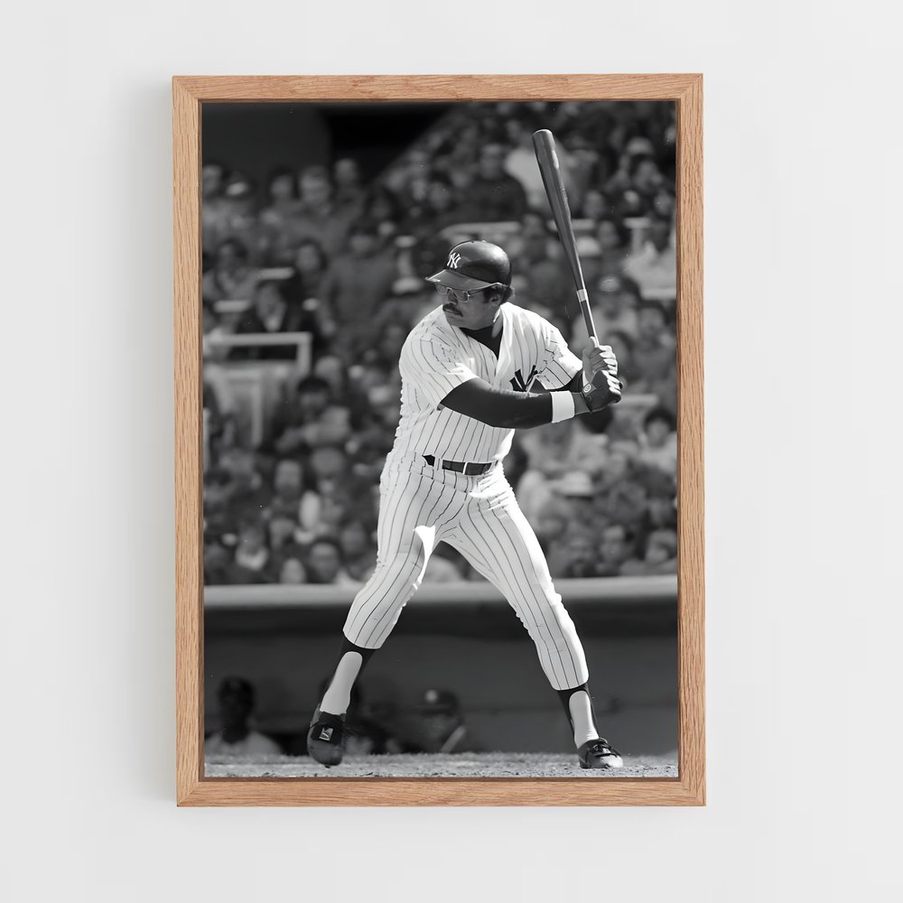ap-reggie jackson-4 cadre Bois clair
