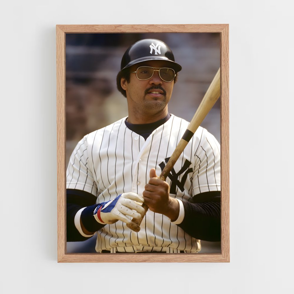 ap-reggie jackson-5 cadre Bois clair