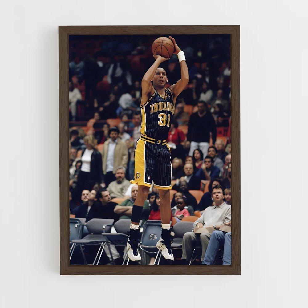 ap-reggie miller-1 cadre Bois foncé