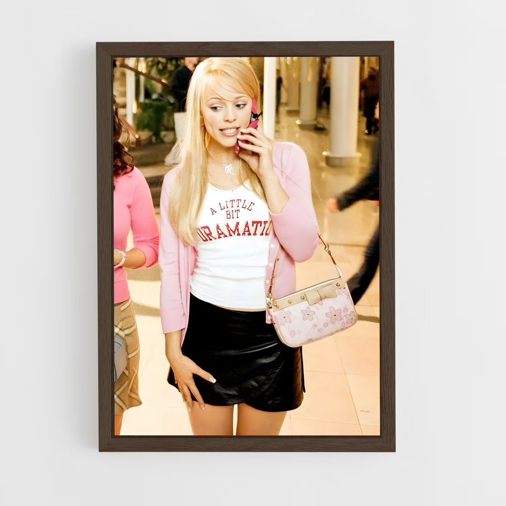 ap-regina george-1 cadre Bois foncé