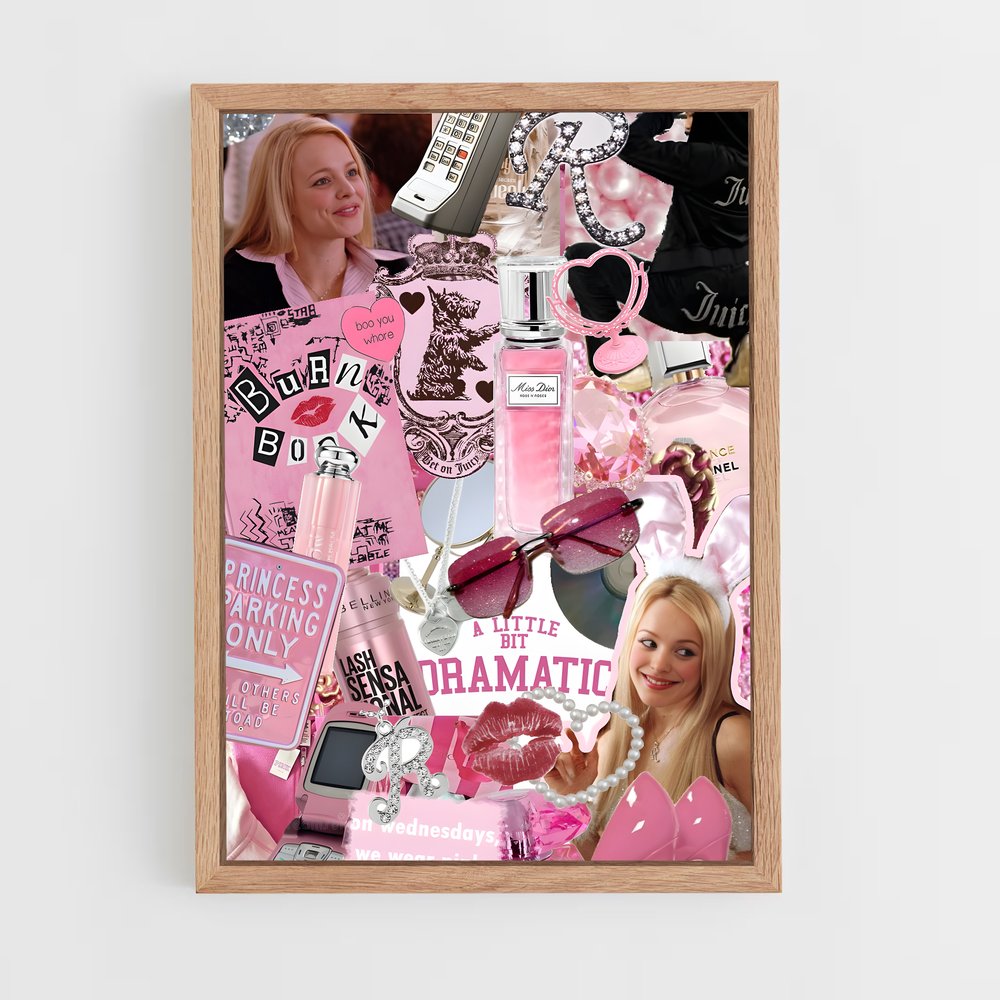 ap-regina george-6 cadre Bois clair