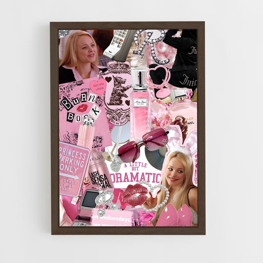 ap-regina george-6 cadre Bois foncé
