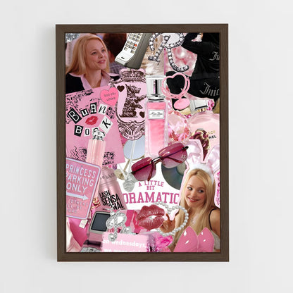 ap-regina george-6 cadre Bois foncé