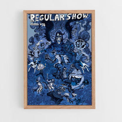 ap-regular show-2 cadre Bois clair