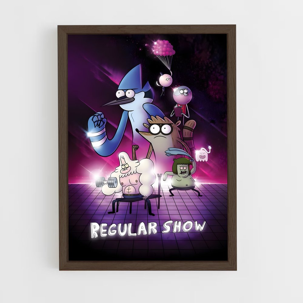 ap-regular show-3 cadre Bois foncé