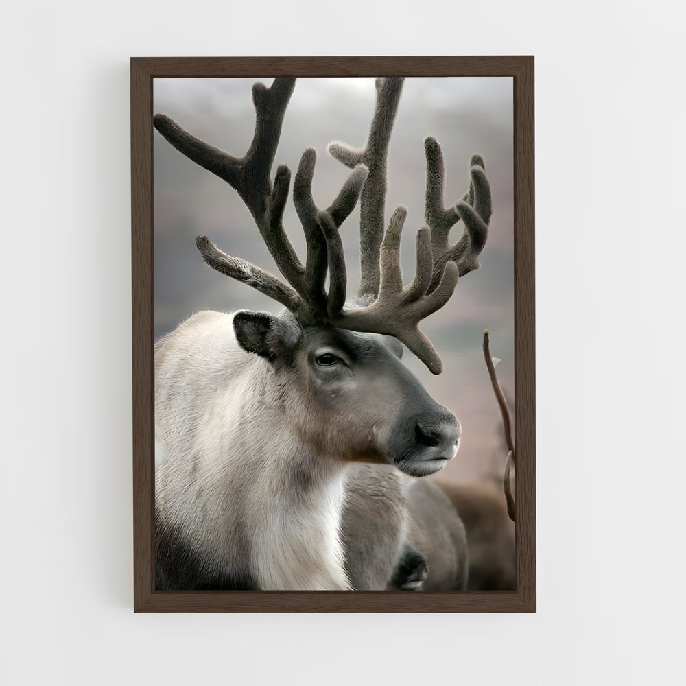 ap-reindeer-3 cadre Bois foncé