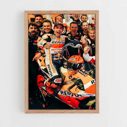 ap-repsol honda team-1 cadre Bois clair