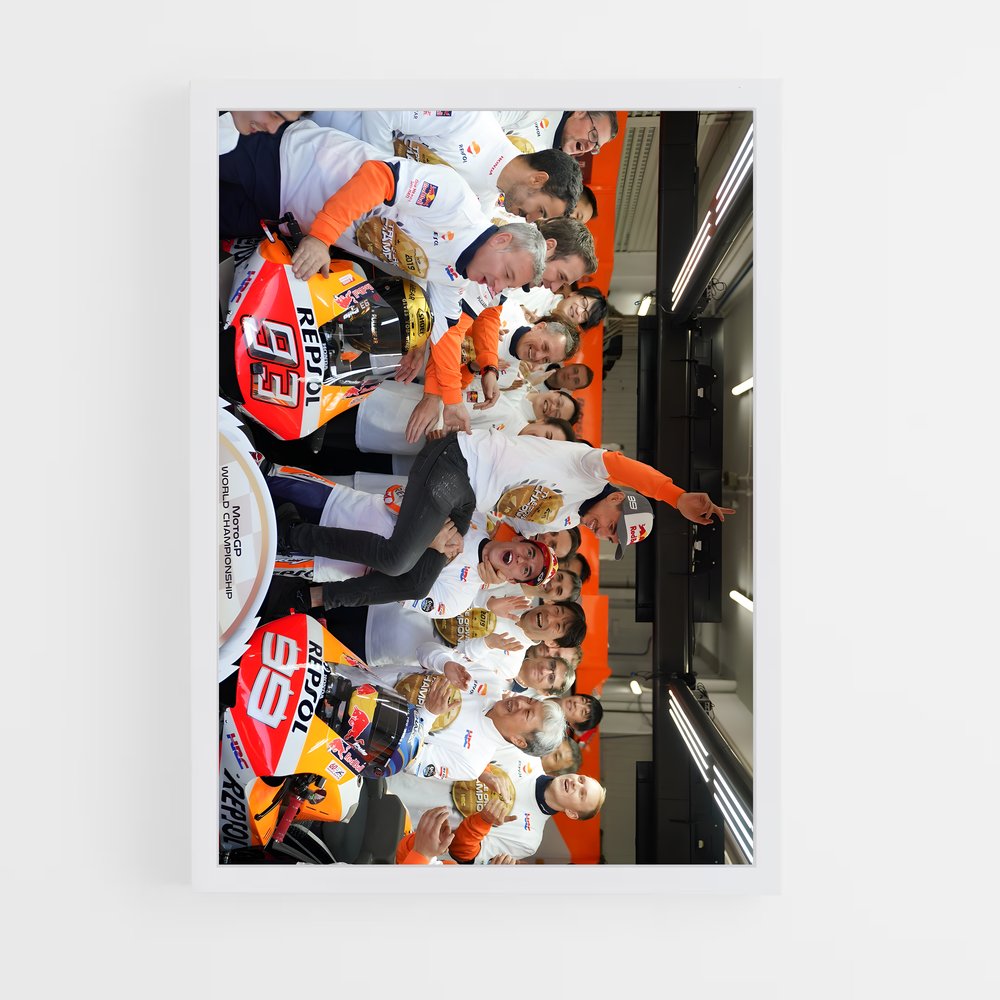 ap-repsol honda team-5 cadre Blanc