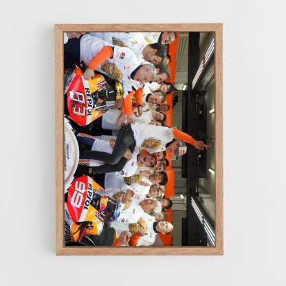 ap-repsol honda team-5 cadre Bois clair