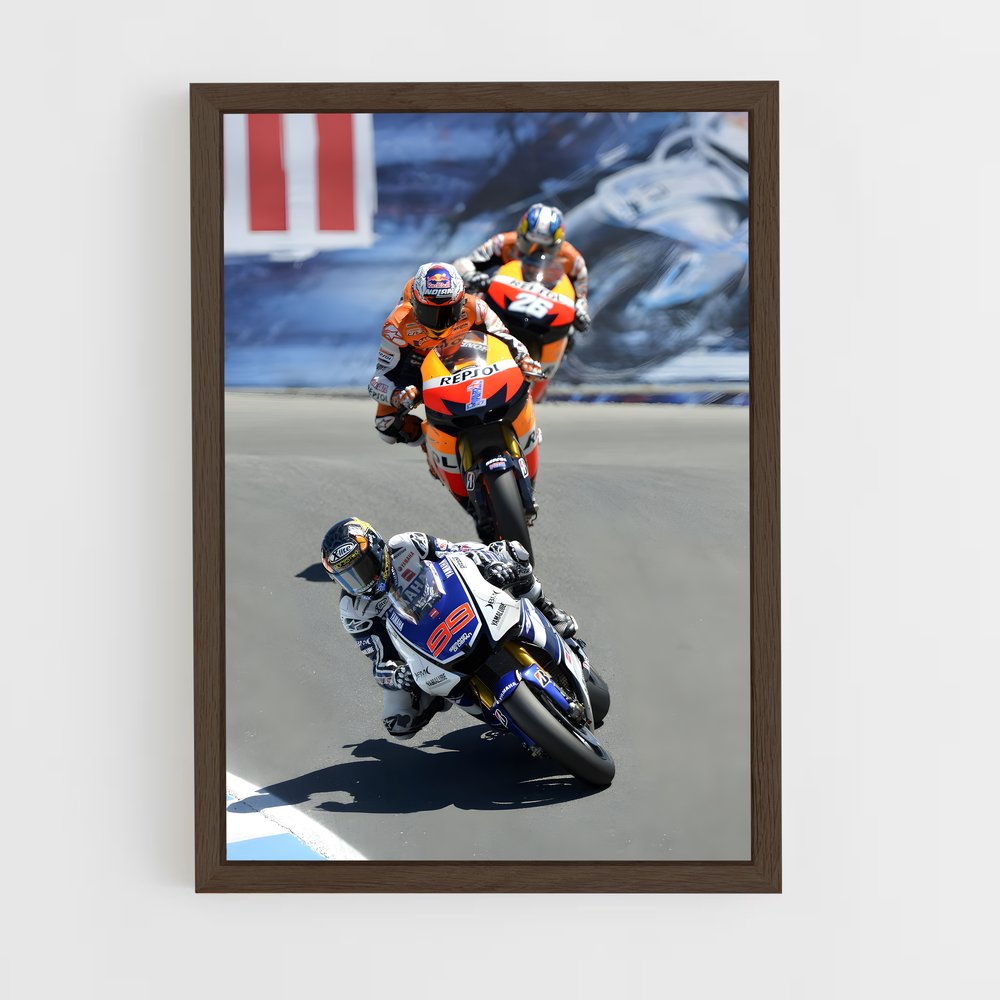 ap-repsol honda team-6 cadre Bois foncé