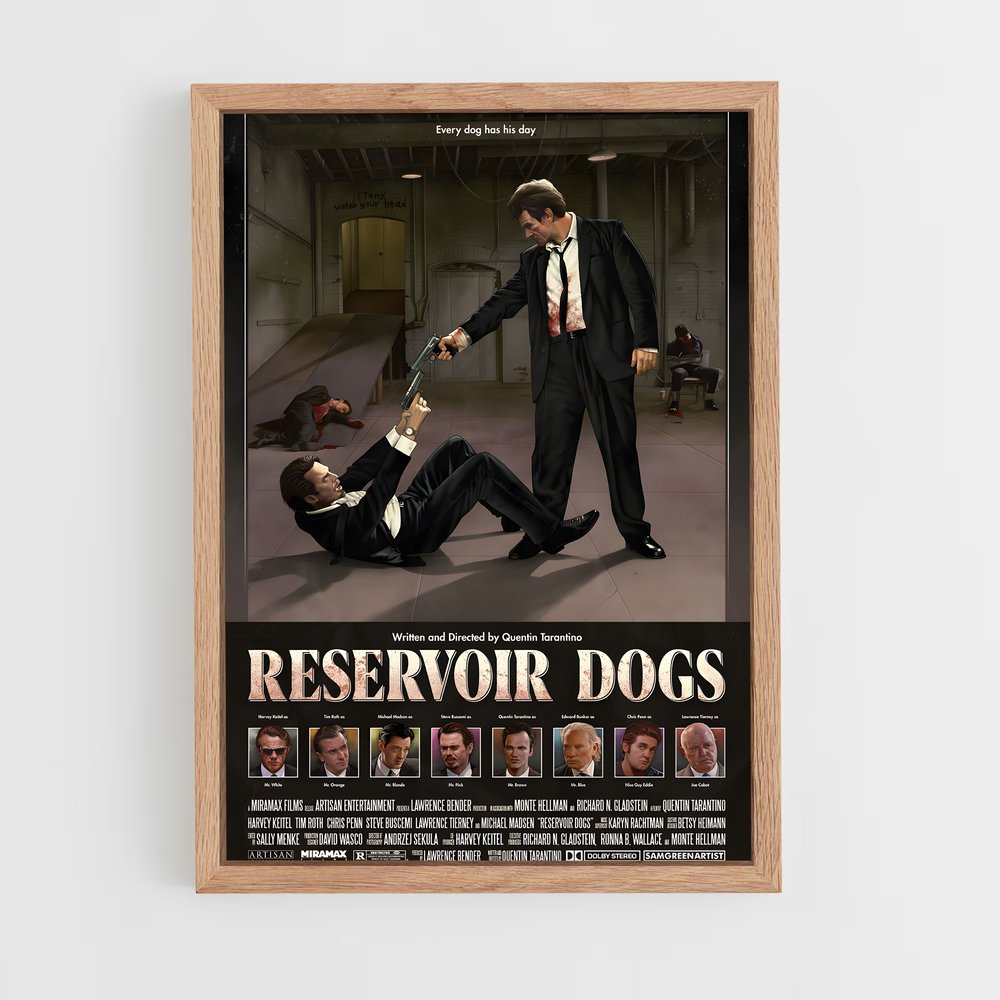ap-reservoir dogs-1 cadre Bois clair