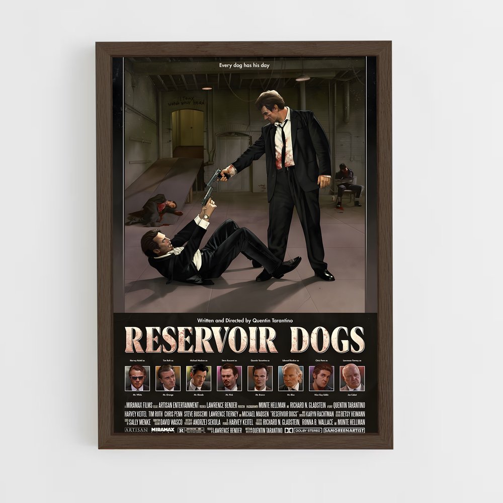 ap-reservoir dogs-1 cadre Bois foncé