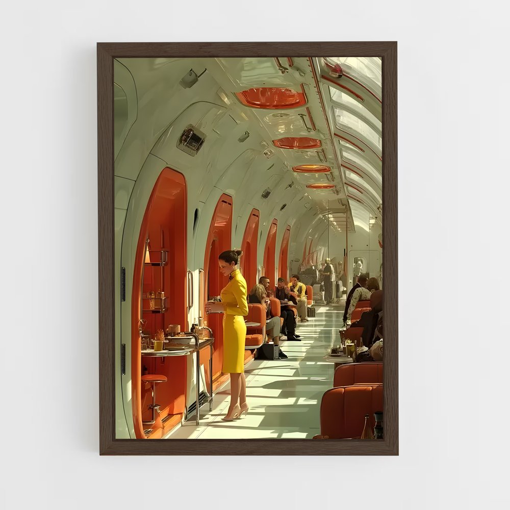 ap-retro futurism-4 cadre Bois foncé