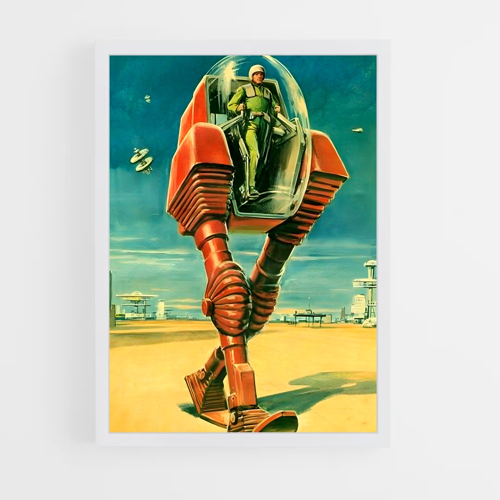 ap-retro futurism-5 cadre Blanc