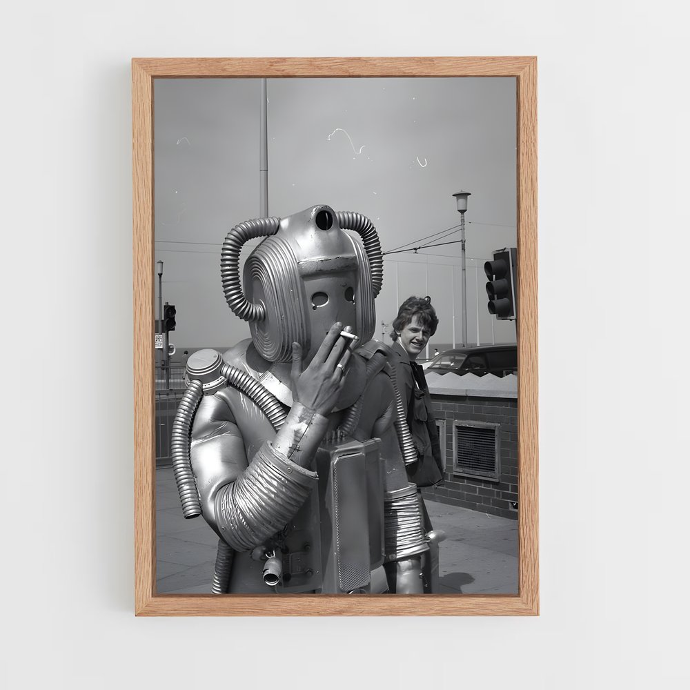 ap-retro futurism-6 cadre Bois clair