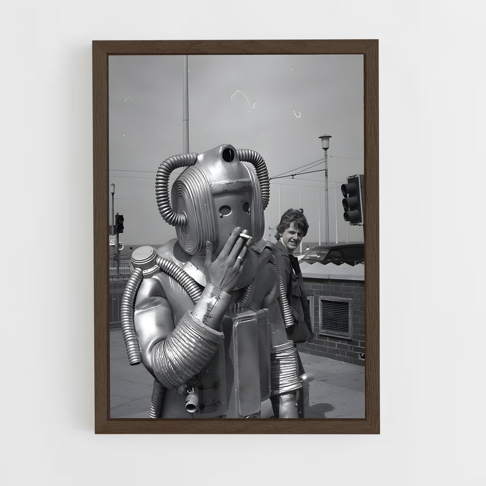 ap-retro futurism-6 cadre Bois foncé