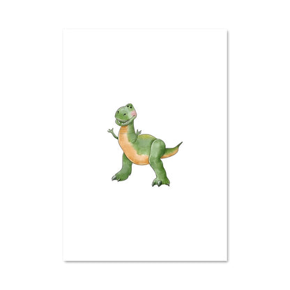 Poster Dino Aquarelle