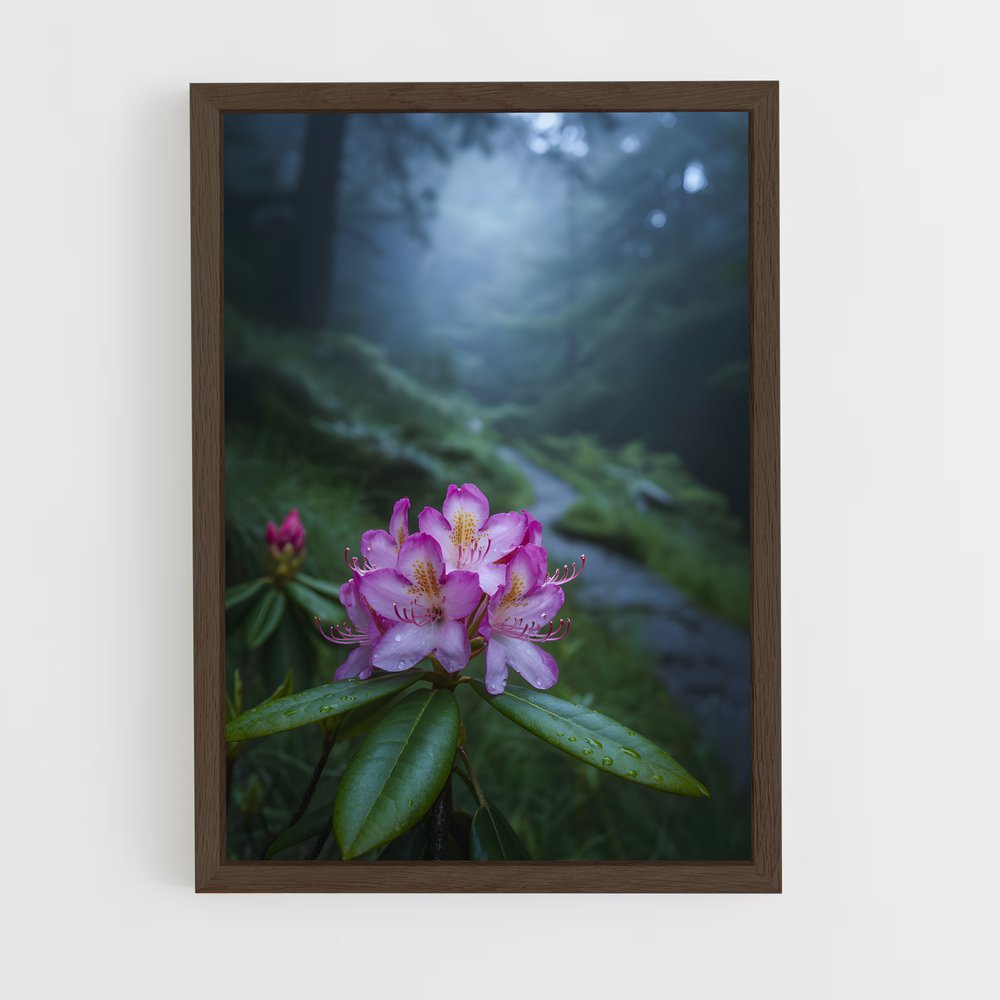 ap-rhododendron-1 cadre Bois foncé