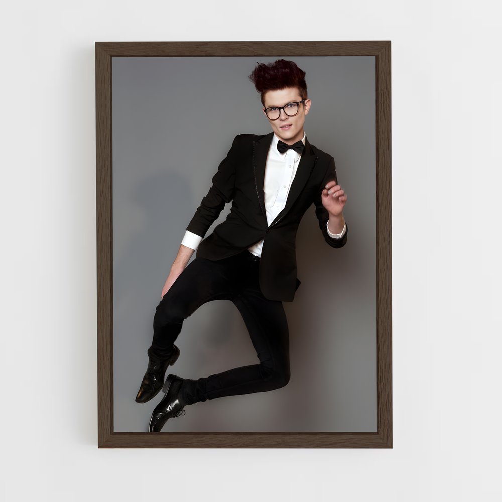 ap-rhys nicholson-2 cadre Bois foncé