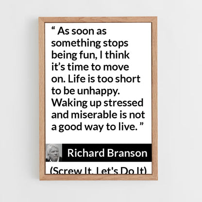 ap-richard branson-4 cadre Bois clair
