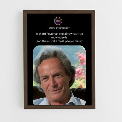 ap-richard feynman-5 cadre Bois foncé