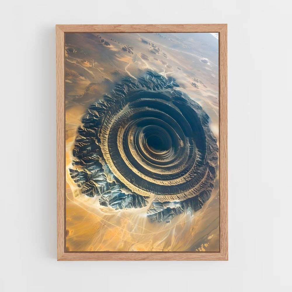 ap-richat structure-2 cadre Bois clair