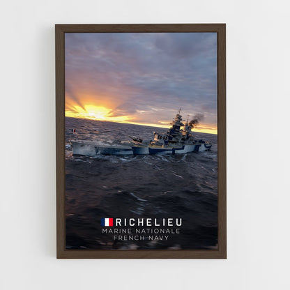 ap-richelieu-3 cadre Bois foncé