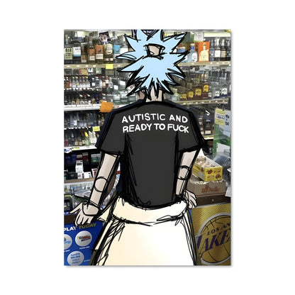 Poster Rick en Magasin