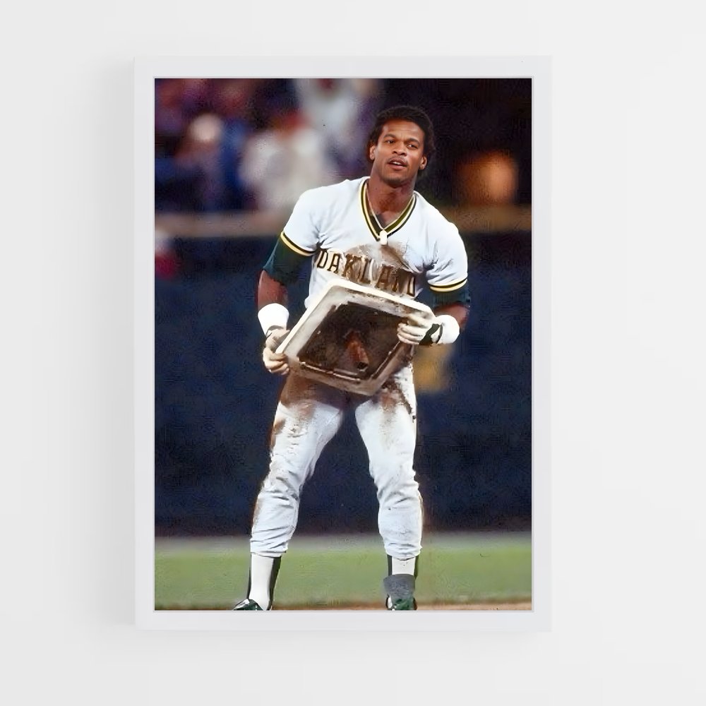 ap-rickey henderson-3 cadre Blanc