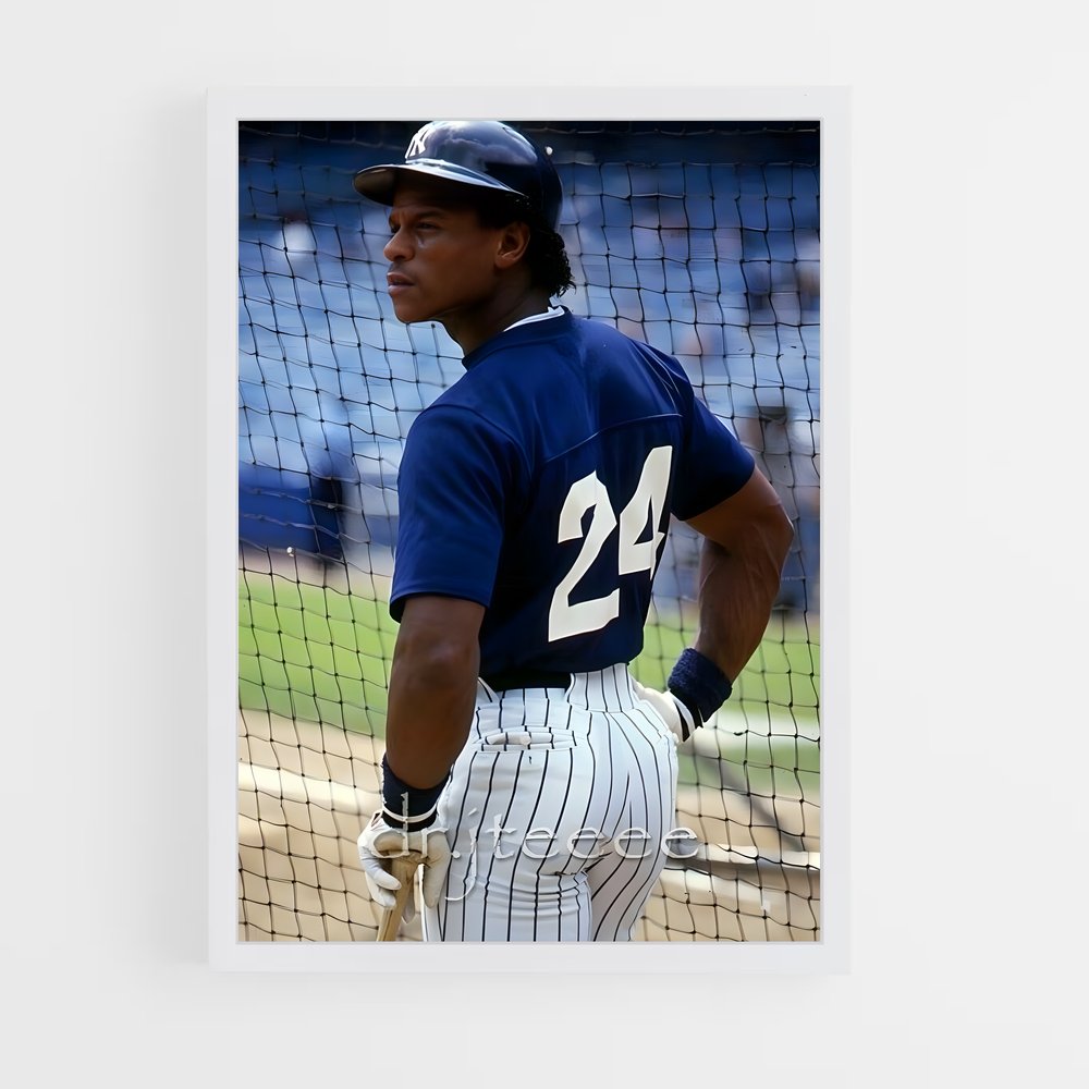 ap-rickey henderson-4 cadre Blanc